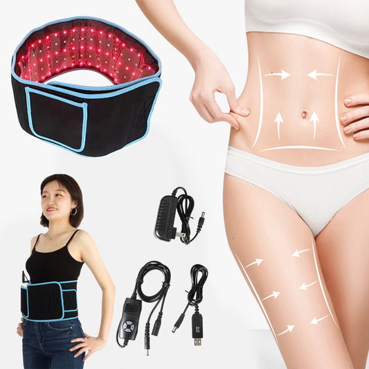 PORTABLE LED SLIMMING WAIST BELTS RED LIGHT INFRARED THERAPY BELT